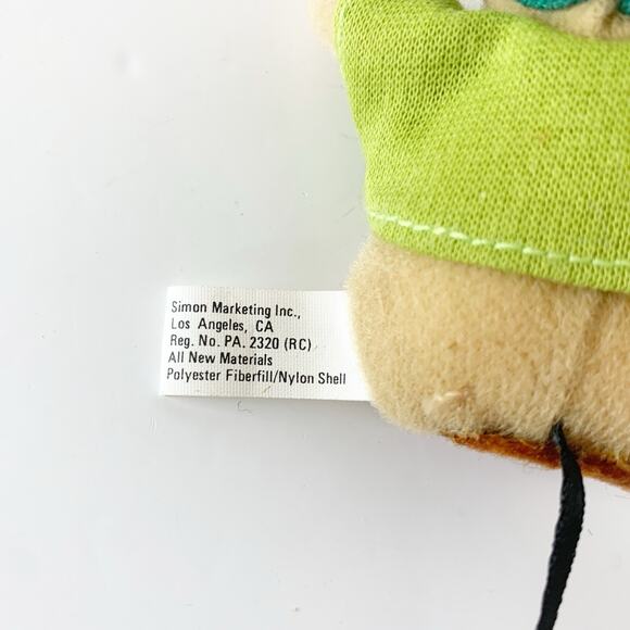 Vintage Christmas Ornament Gus The Mouse Disney Cinderella Plush Fabric - Picture 4 of 5